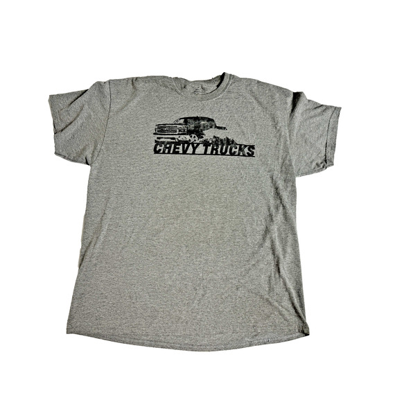 Vintage Chevy Trucks T-Shirt tee gray graphic print XL - Picture 1 of 6